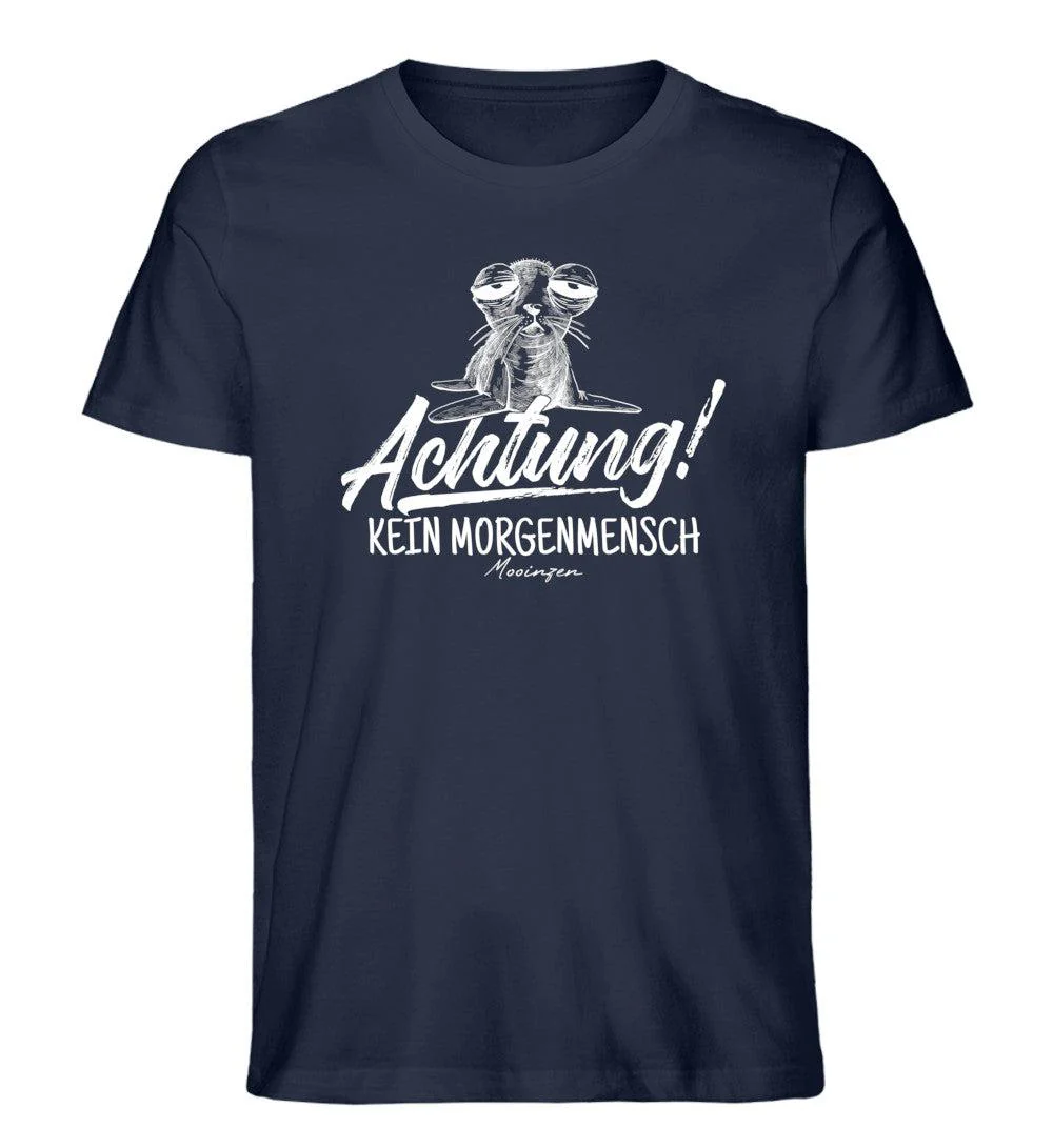 Achtung kein Morgenmensch · Herren Premium Bio T-Shirt - Image 2