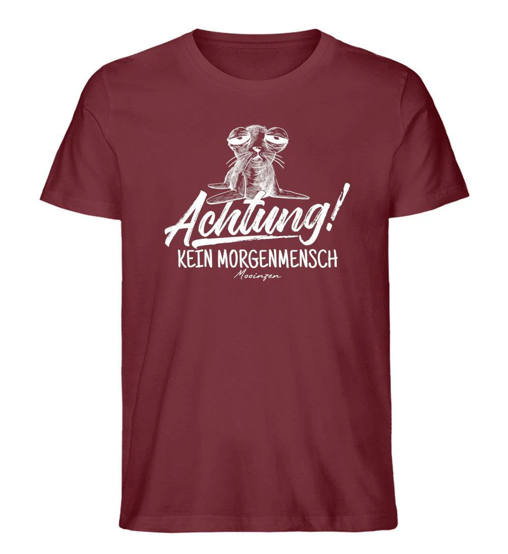 Achtung kein Morgenmensch · Herren Premium Bio T-Shirt - Image 4