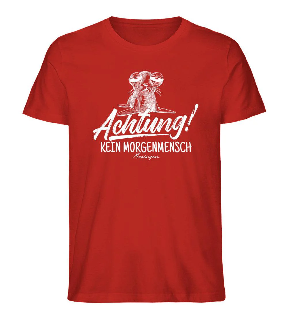 Achtung kein Morgenmensch · Herren Premium Bio T-Shirt - Image 5