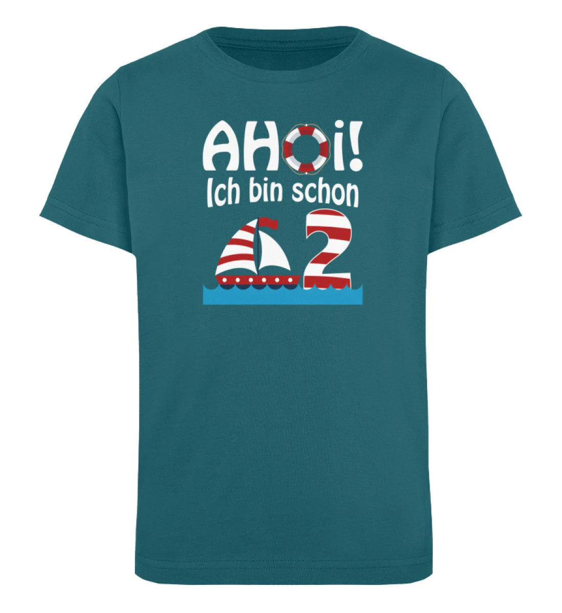 AHOİ Ich bin schon 2! · Kinder Premium Bio T-Shirt - Image 3