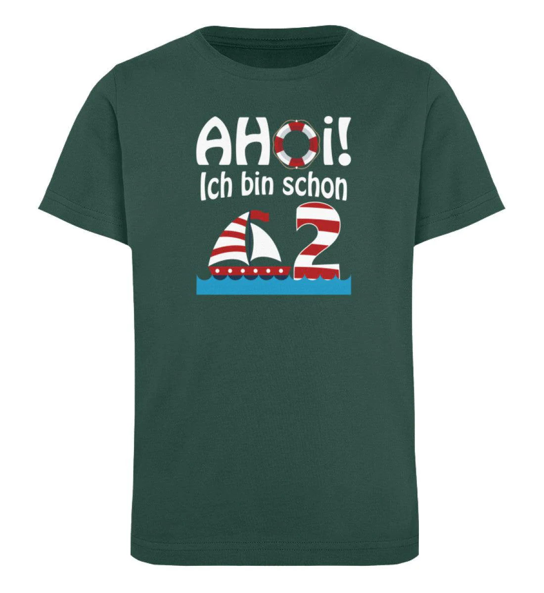 AHOİ Ich bin schon 2! · Kinder Premium Bio T-Shirt - Image 4