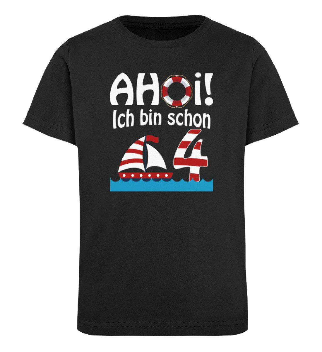 Ahoi ich bin schon 4 · Kinder Premium Bio T-Shirt
