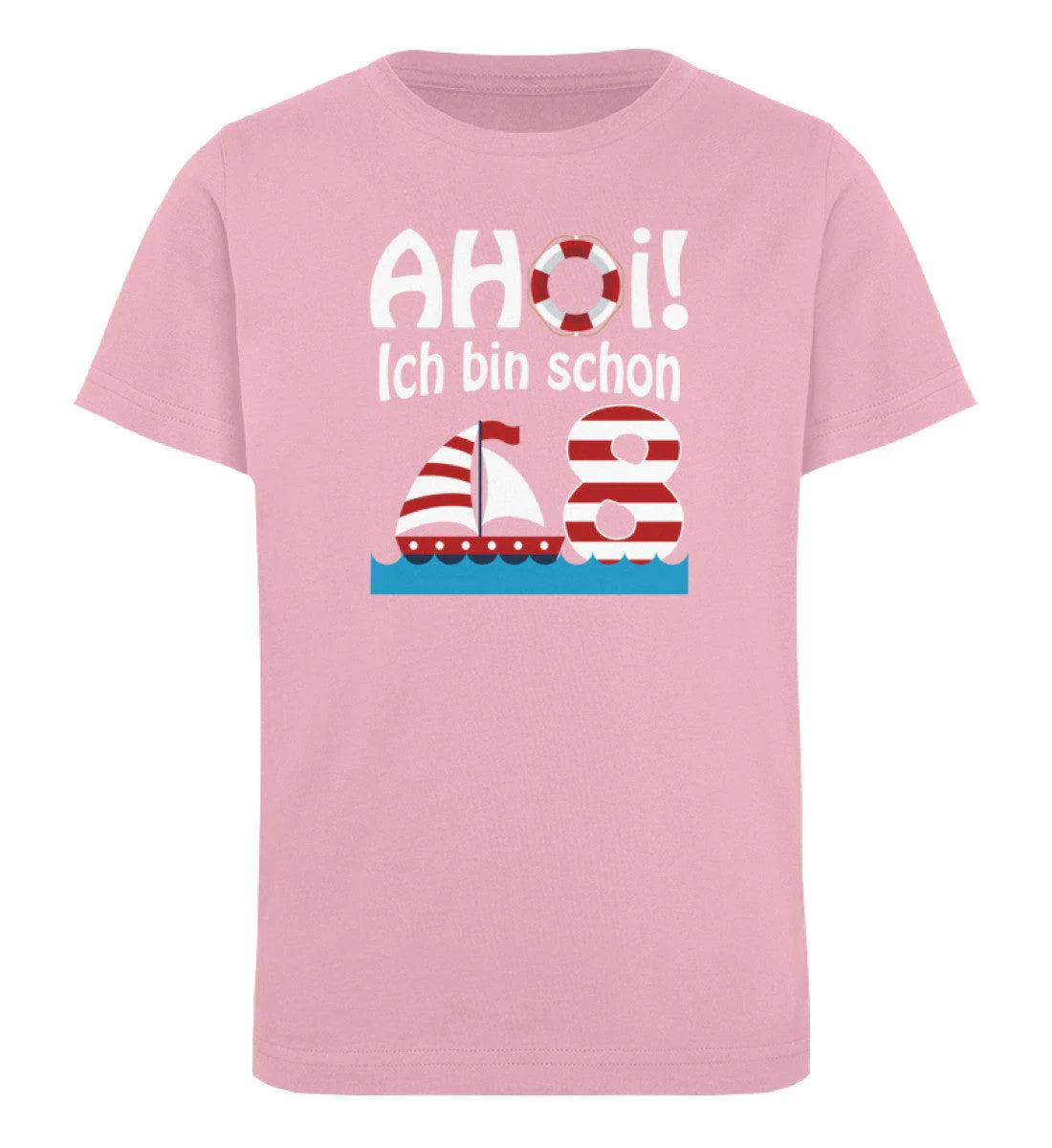 AHOİ Ich bin schon 8! · Kinder Premium Bio T-Shirt - Image 5