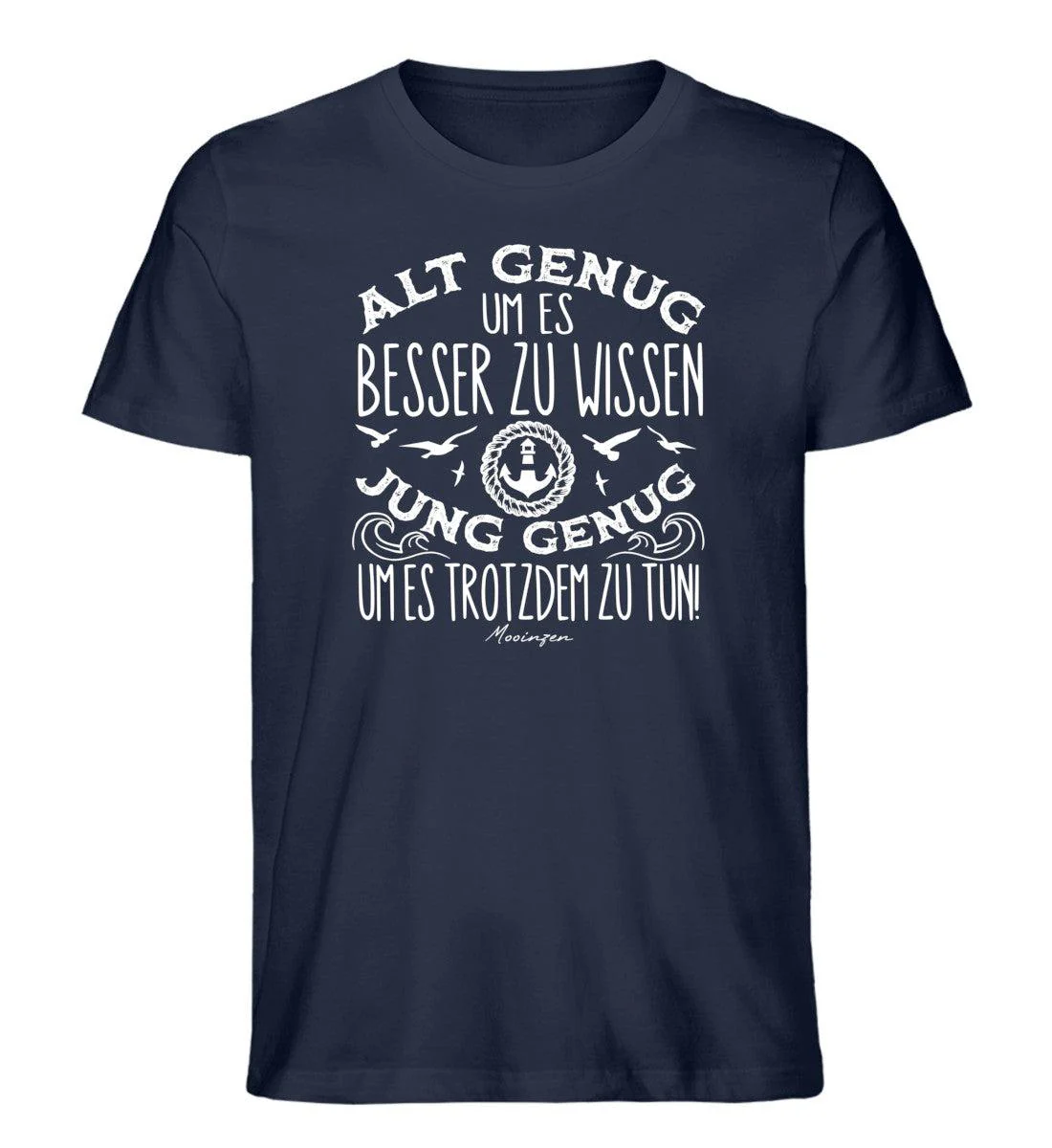 Alt genug um es besser zu wissen.. · Herren Premium Bio T-Shirt - Image 2