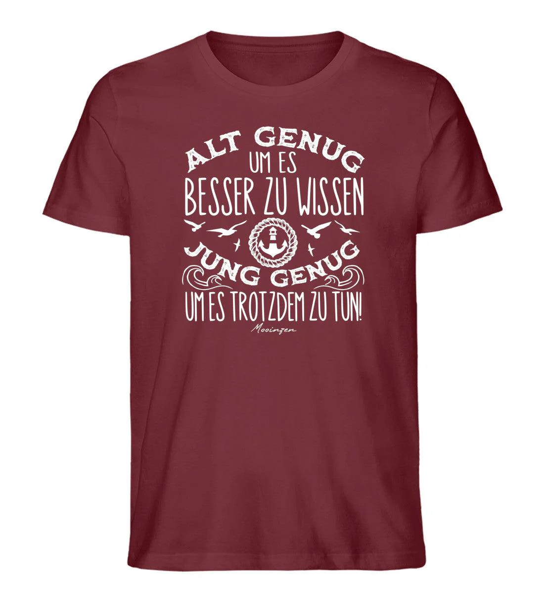 Alt genug um es besser zu wissen.. · Herren Premium Bio T-Shirt - Image 4