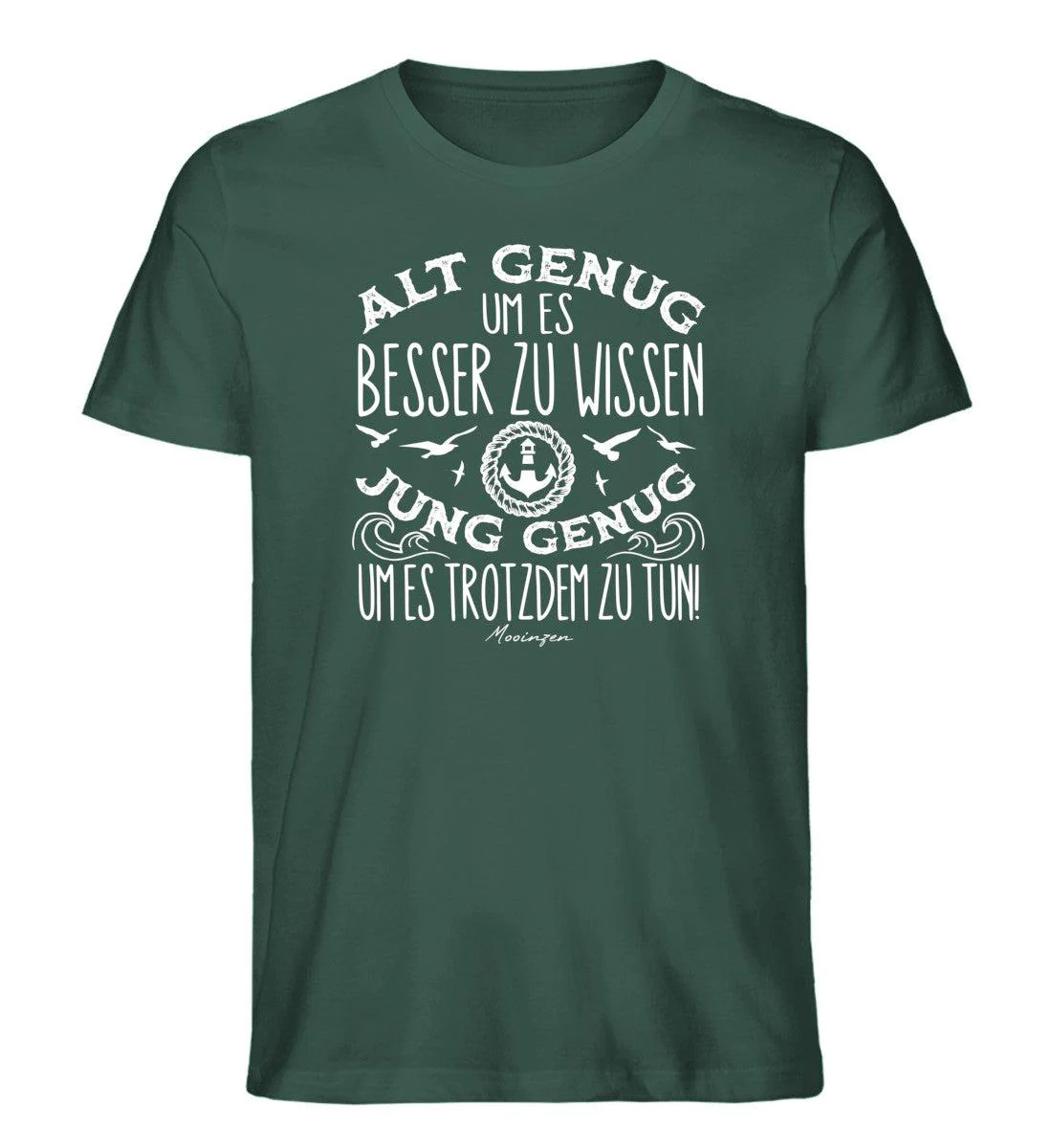 Alt genug um es besser zu wissen.. · Herren Premium Bio T-Shirt - Image 5