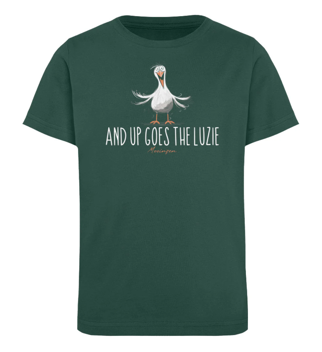 And up goes the Luzie  · Kinder Premium Bio T-Shirt - Image 3