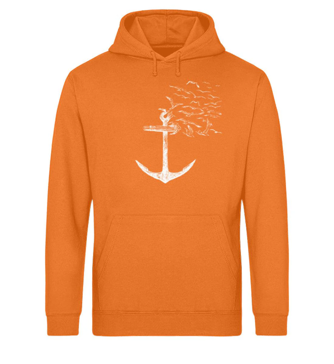 Anker fliegende Möwen · Unisex Bio Hoodie - Image 5