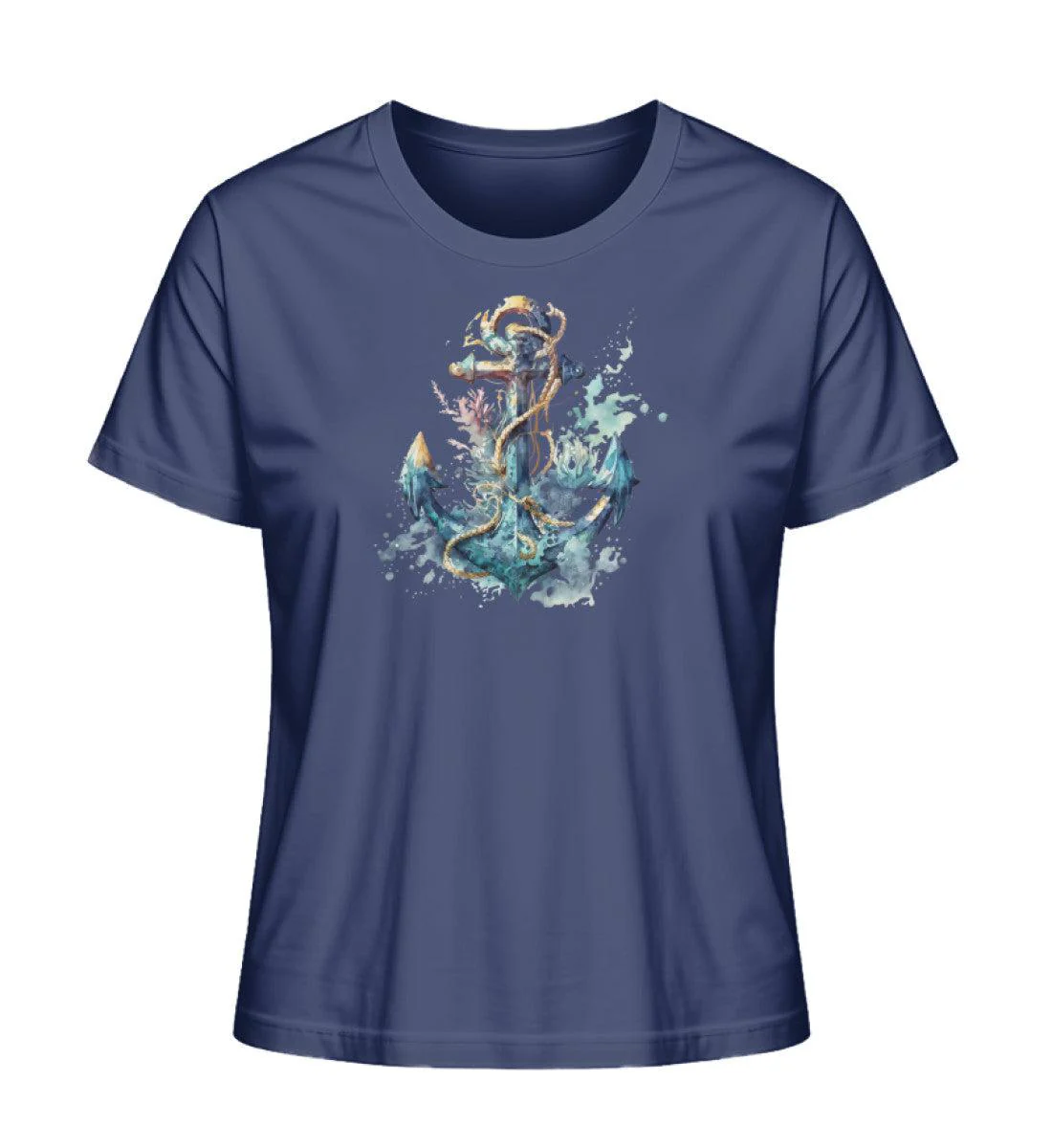 Anker Wasserfarben 1 · Damen Premium Bio T-Shirt 2.0 - Image 3