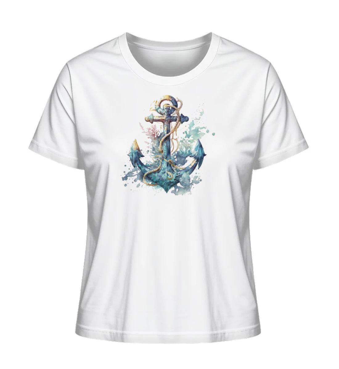Anker Wasserfarben 1 · Damen Premium Bio T-Shirt 2.0 - Image 7