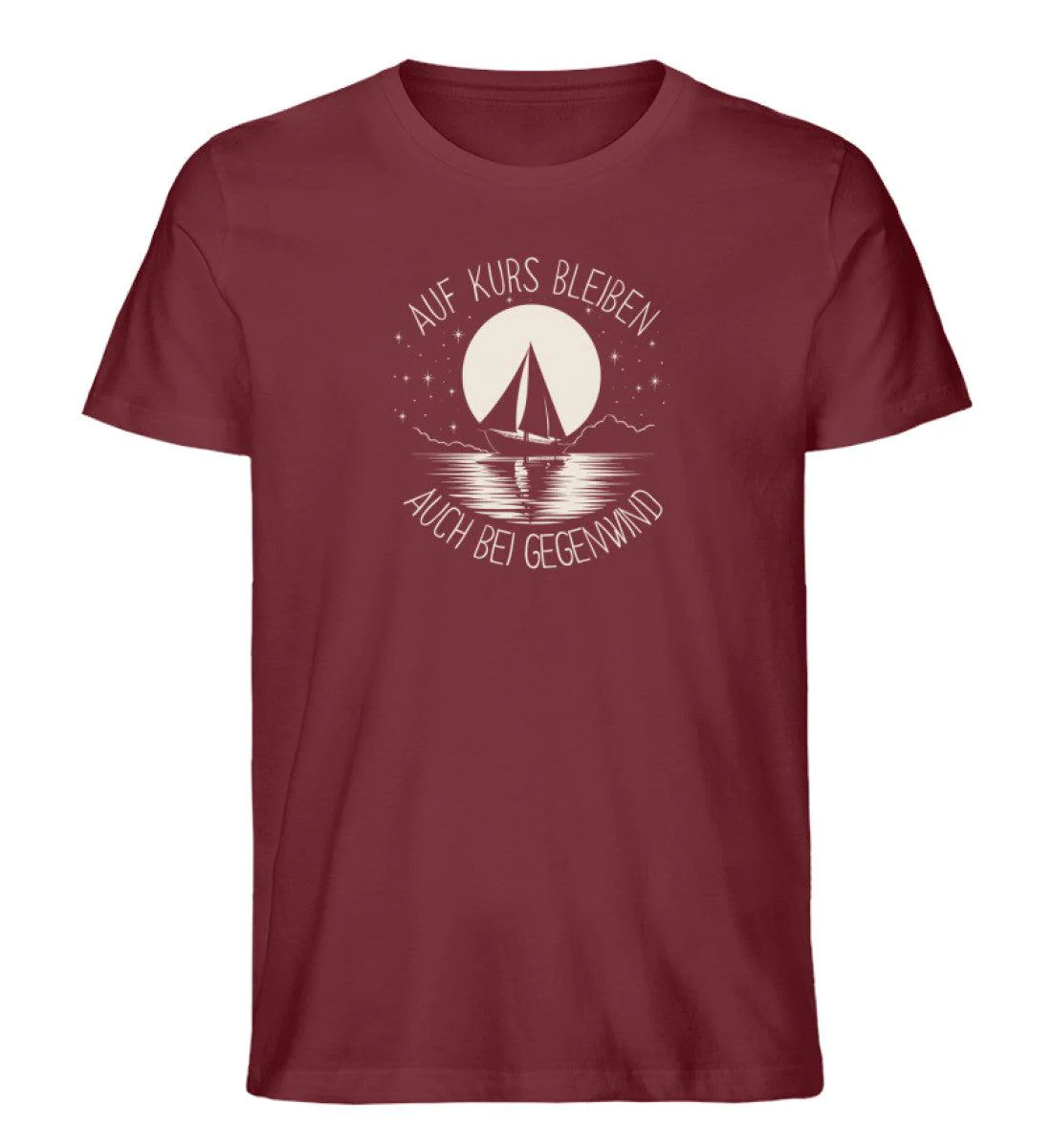 Auf Kurs bleiben! · Herren Premium Bio T-Shirt - Image 3