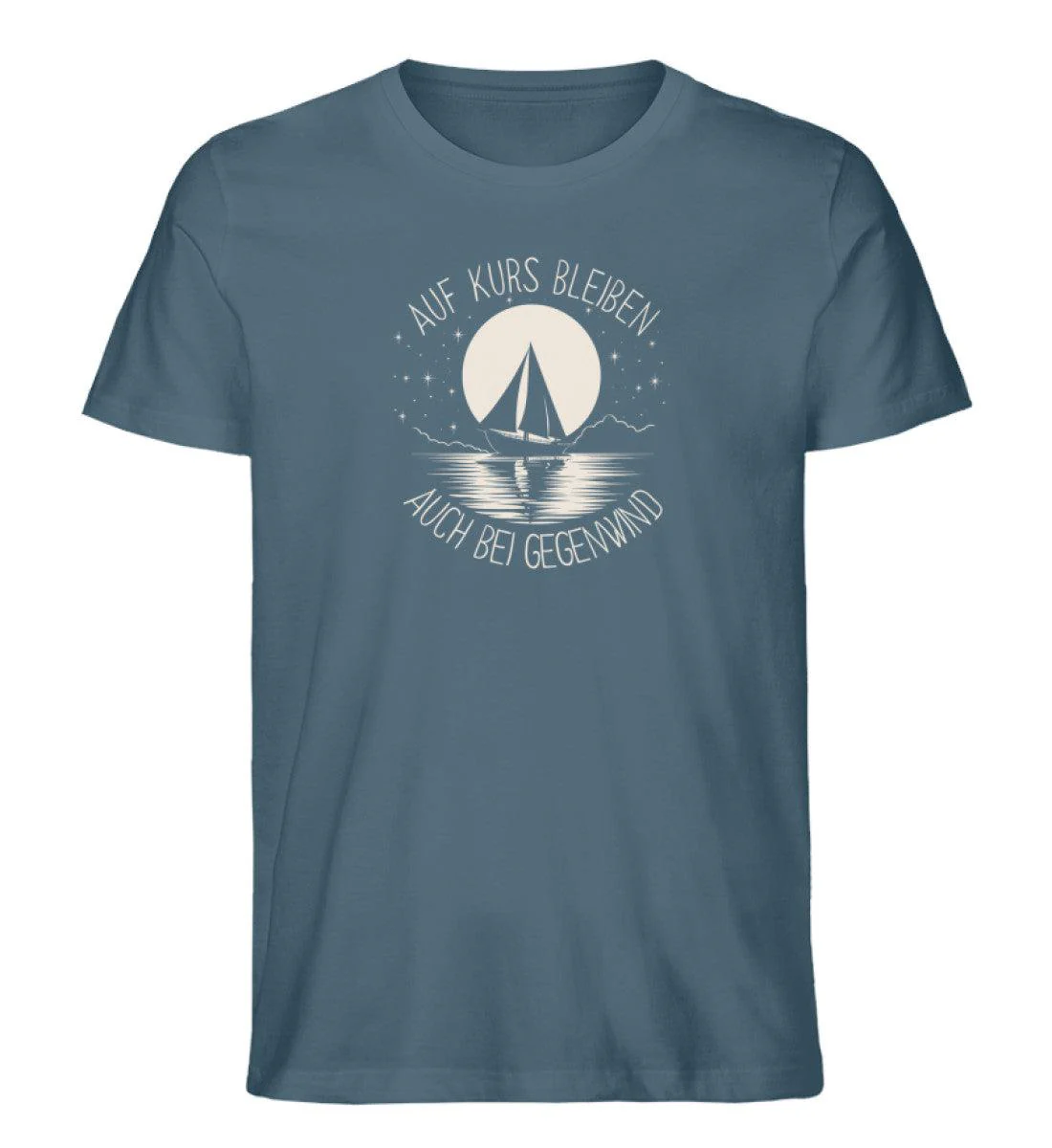 Auf Kurs bleiben! · Herren Premium Bio T-Shirt - Image 4