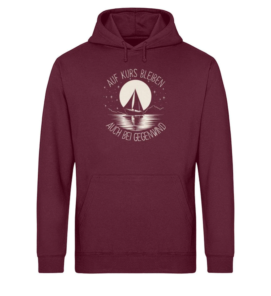 Auf Kurs bleiben! · Unisex Bio Hoodie - Image 3