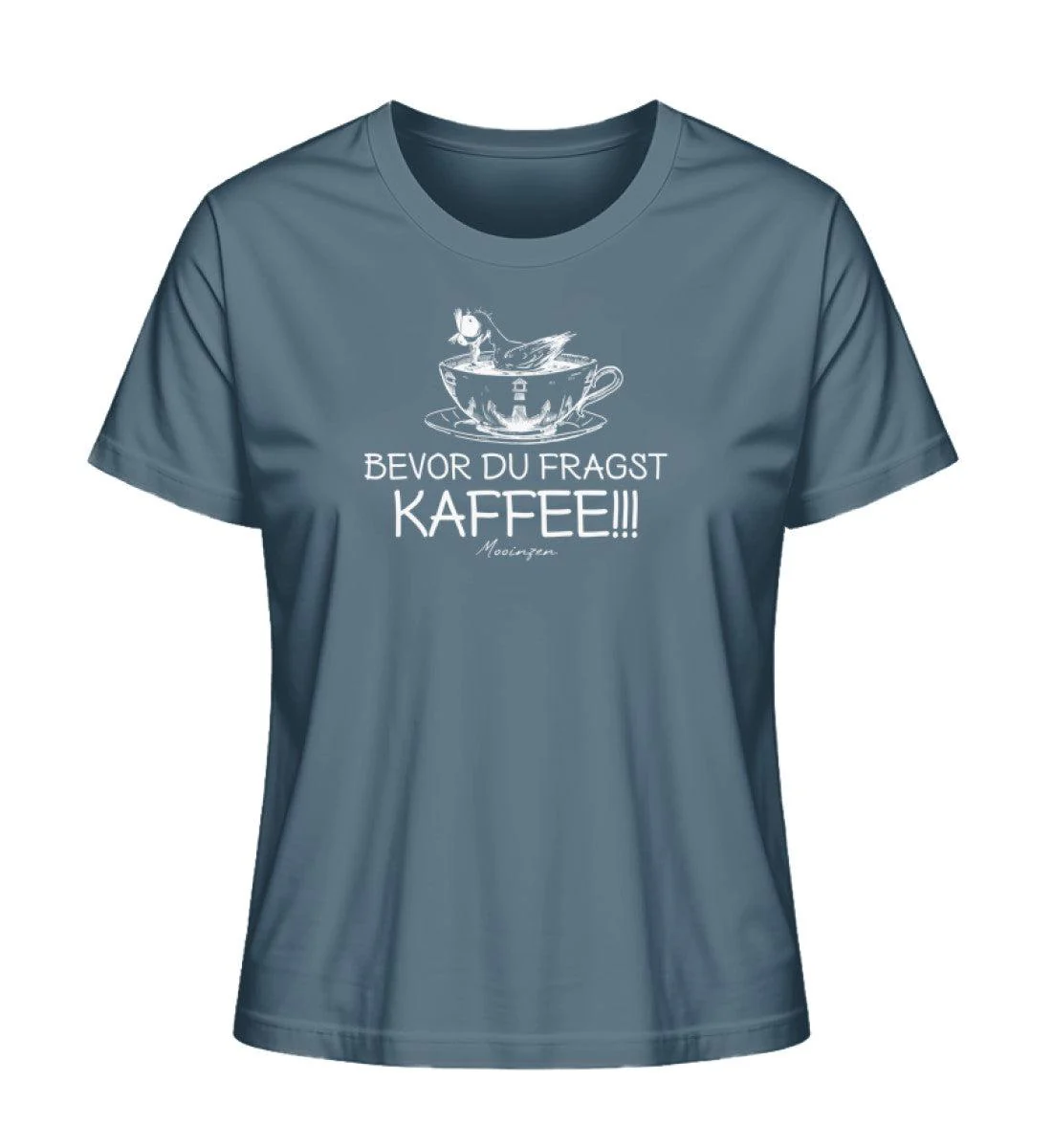 Bevor du fragst Kaffee · Damen Premium Bio T-Shirt 2.0 - Image 4
