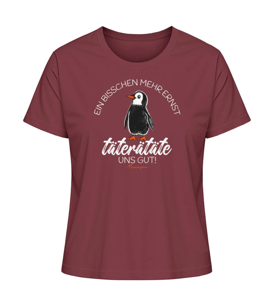 Bisschen mehr Ernst täterätäte uns gut   · Damen Premium Bio T-Shirt 2.0 - Image 4