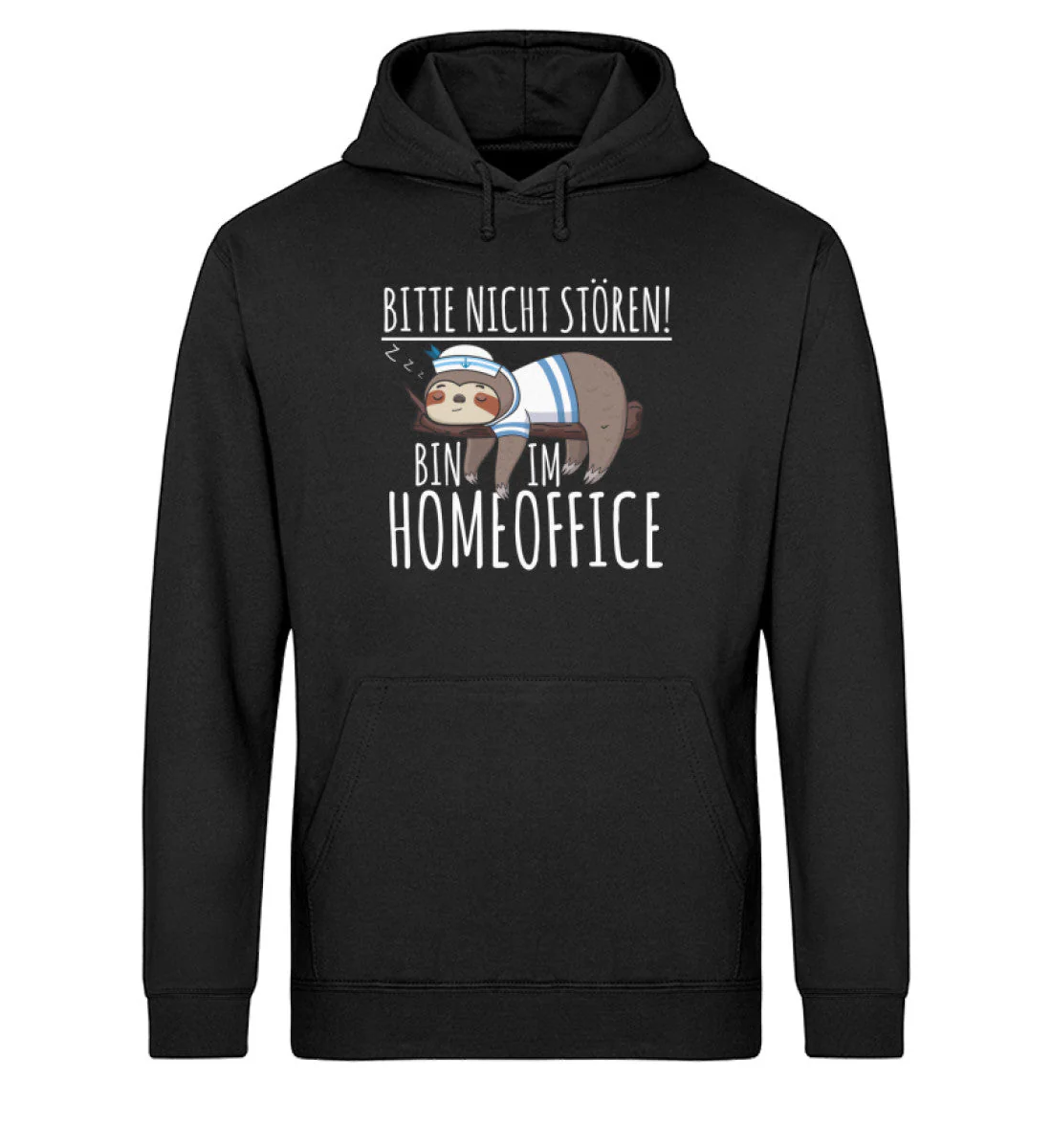 Bitte nicht stören Homeoffice · Unisex Bio Hoodie