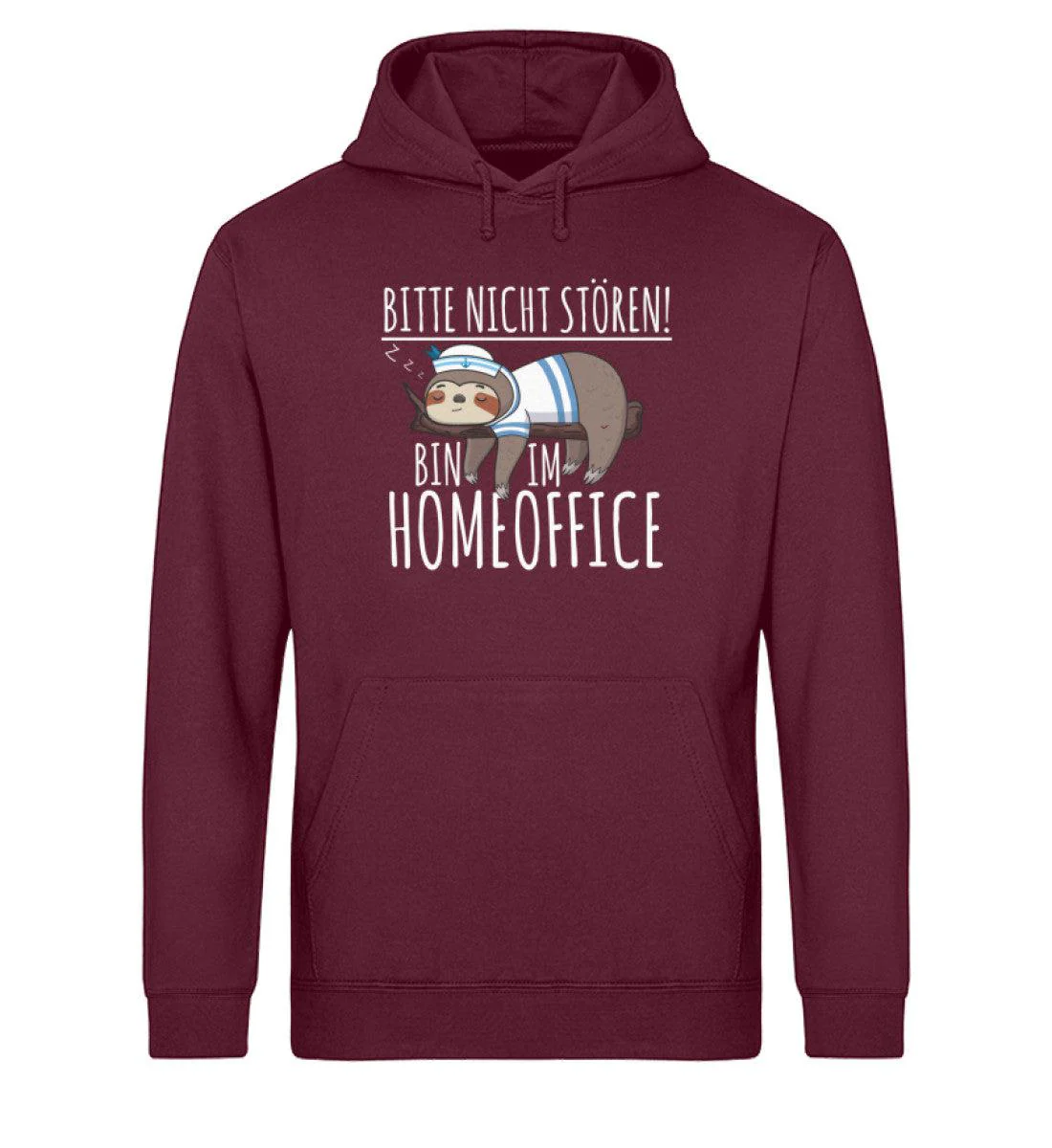 Bitte nicht stören Homeoffice · Unisex Bio Hoodie - Image 2