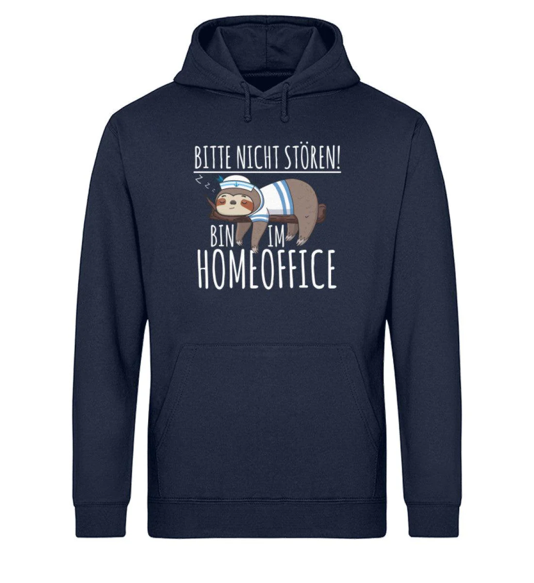 Bitte nicht stören Homeoffice · Unisex Bio Hoodie - Image 3