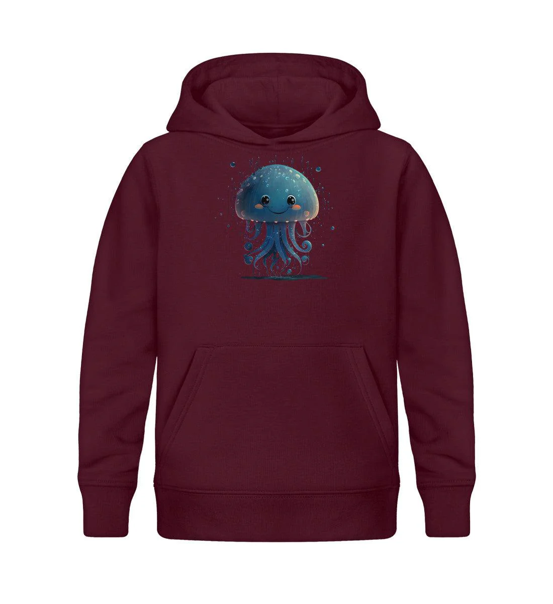 Blaue Qualle · Kinder Premium Bio Hoodie - Image 4