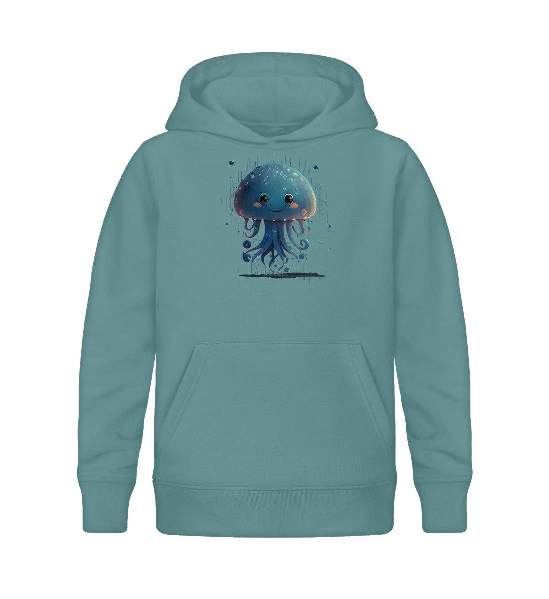 Blaue Qualle · Kinder Premium Bio Hoodie - Image 5