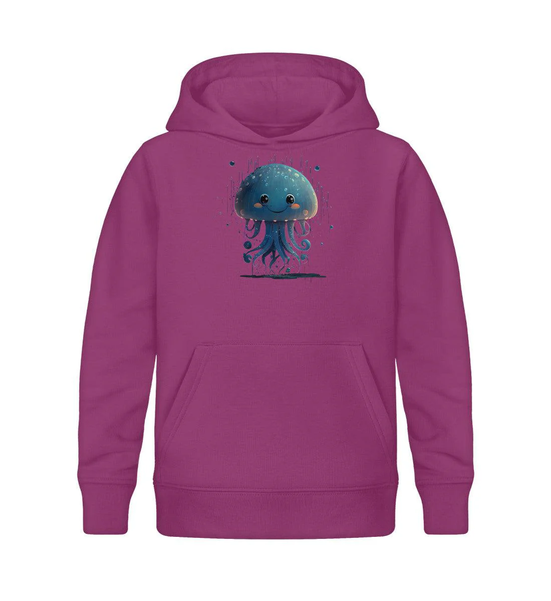 Blaue Qualle · Kinder Premium Bio Hoodie - Image 6