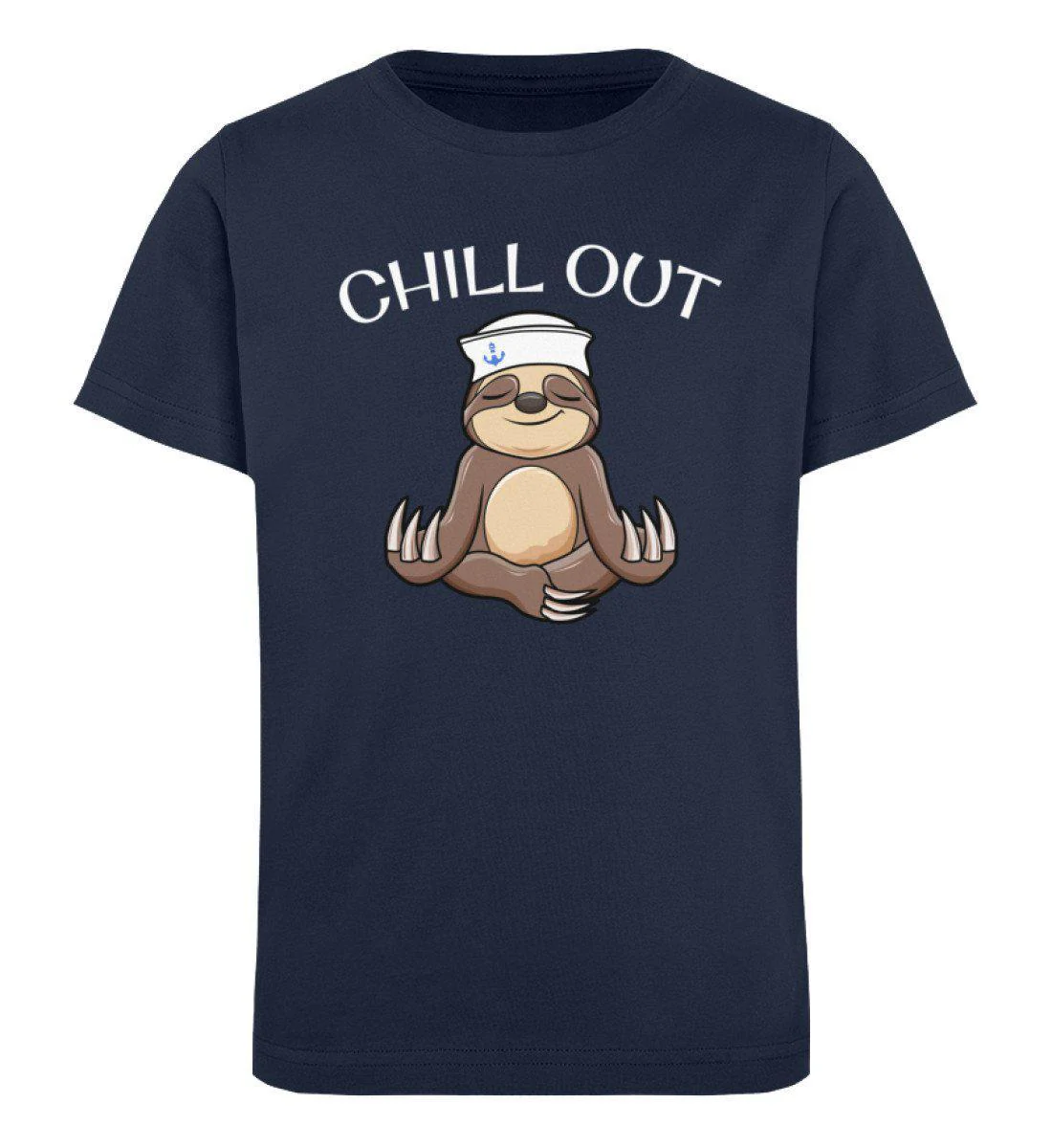 Chill out Faultier · Kinder Premium Bio T-Shirt - Image 2