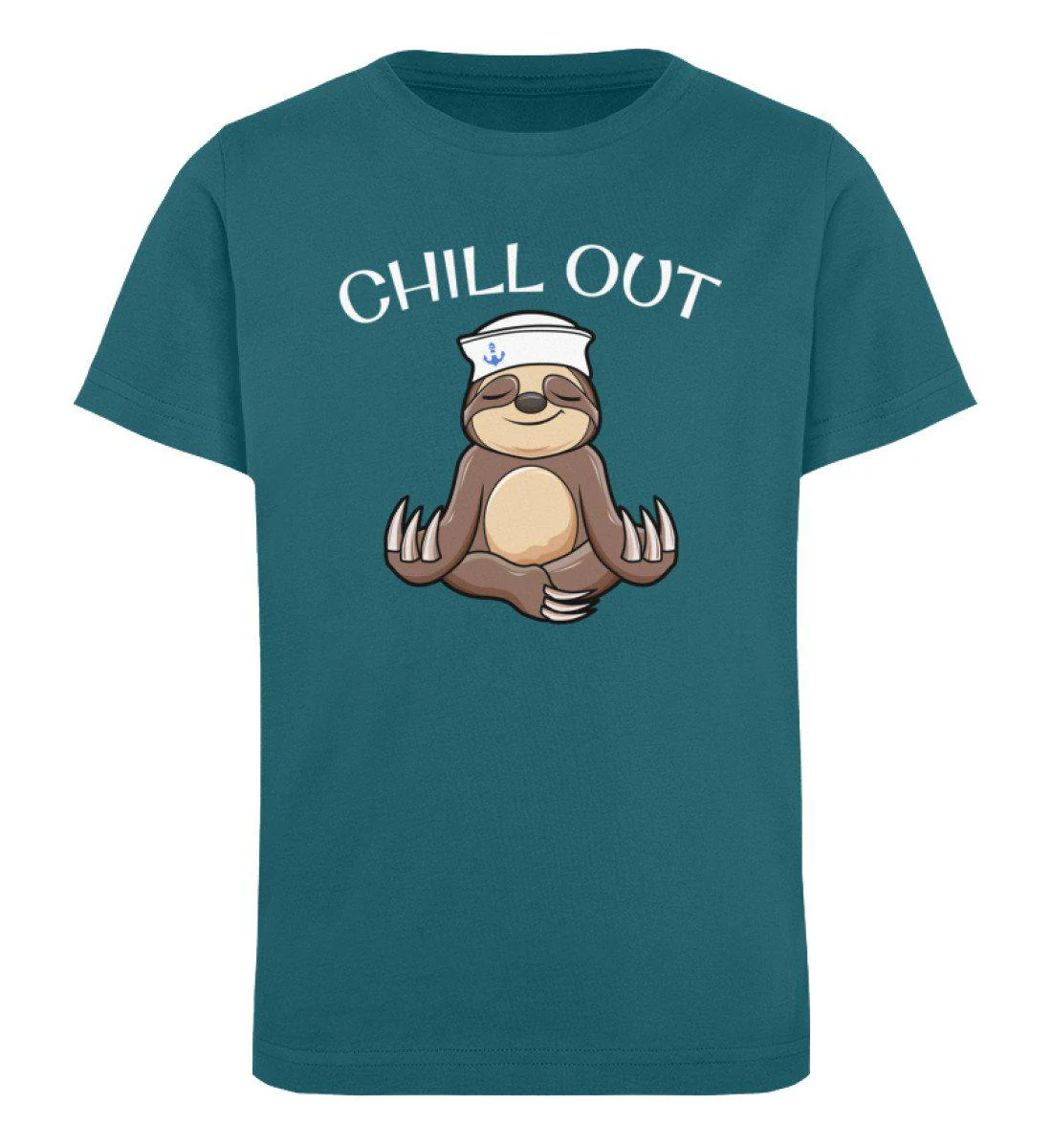 Chill out Faultier · Kinder Premium Bio T-Shirt - Image 3