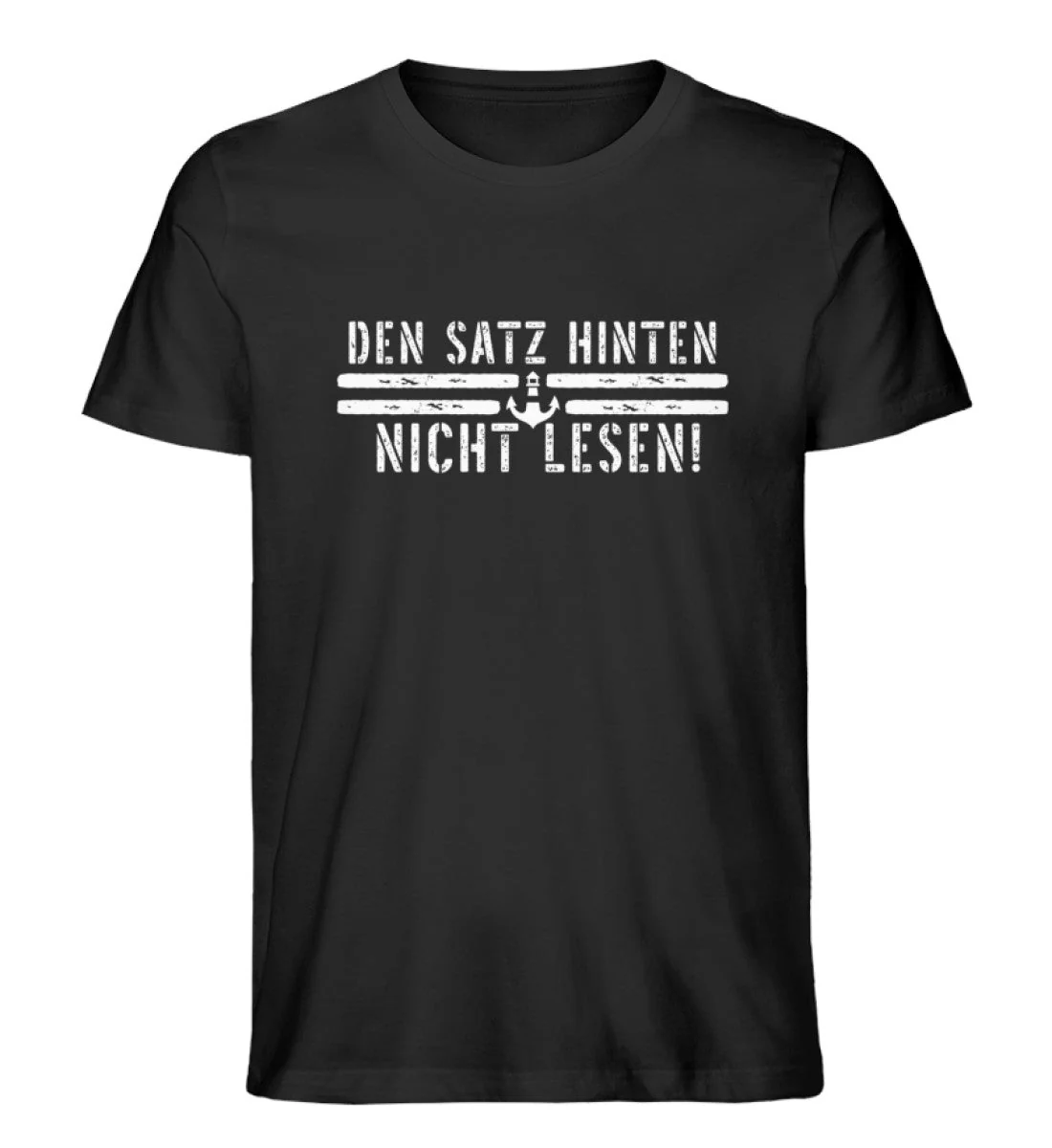 Den satz hinten nicht lesen! · Herren Premium Bio T-Shirt