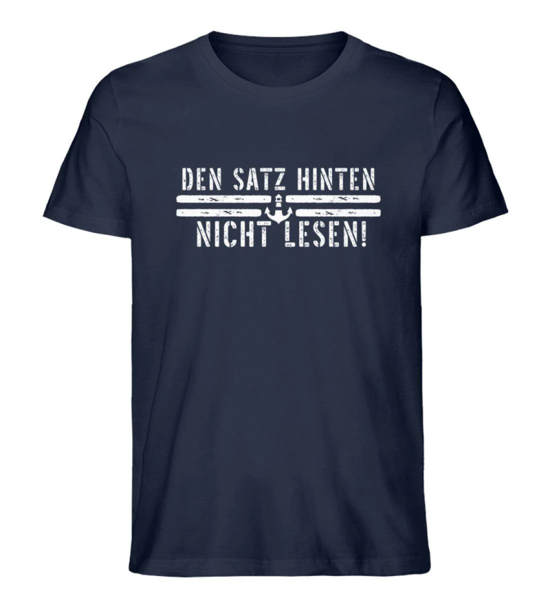 Den satz hinten nicht lesen! · Herren Premium Bio T-Shirt - Image 3
