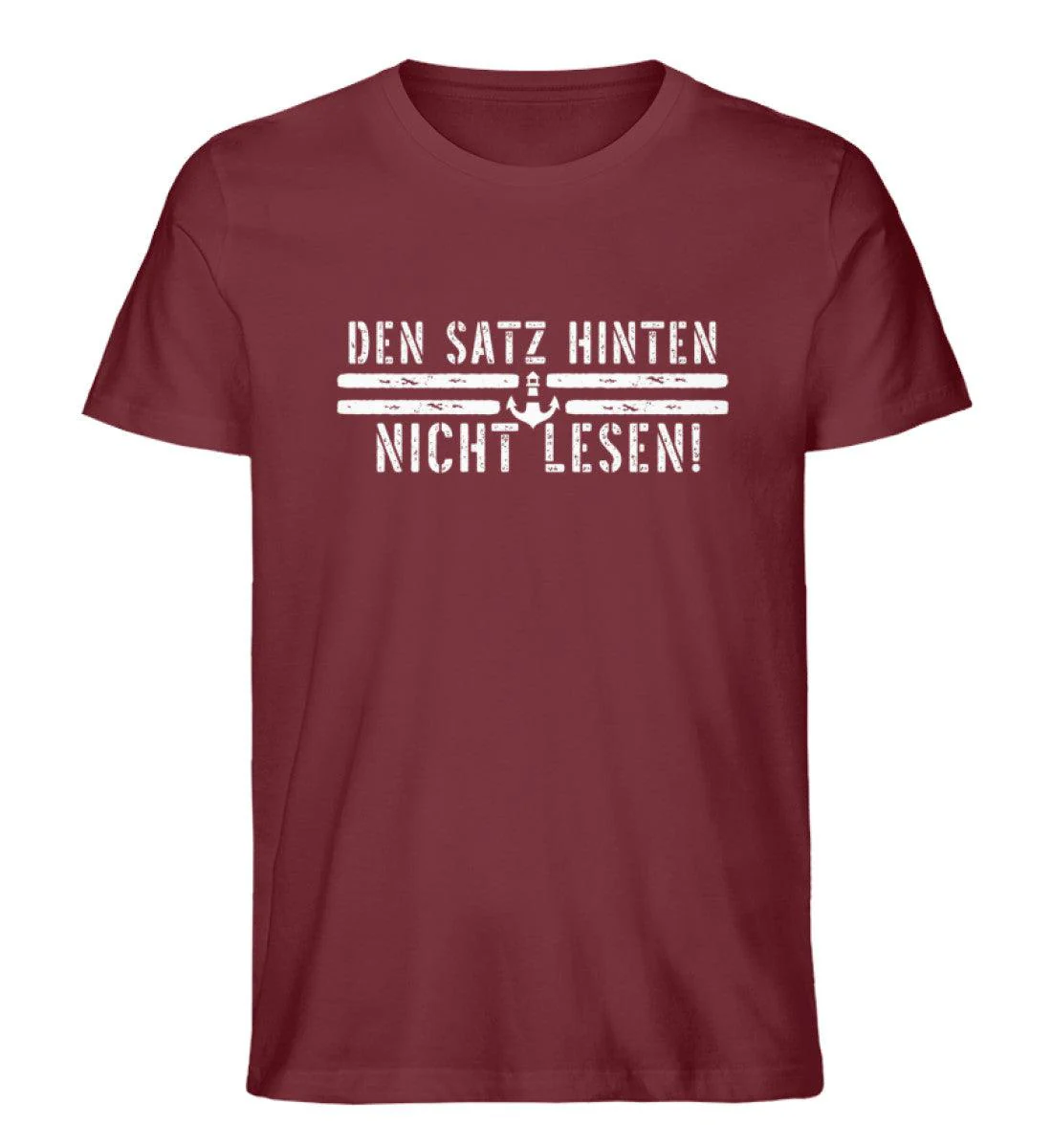 Den satz hinten nicht lesen! · Herren Premium Bio T-Shirt - Image 7