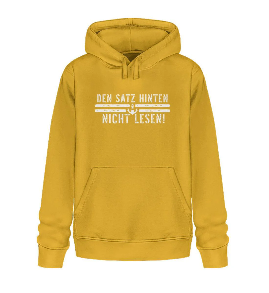 Den Satz hinten nicht lesen  · Unisex Bio Hoodie - Image 4