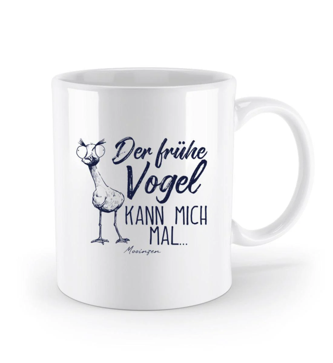 Der frühe Vogel kann mich mal · Keramik Tasse weiß - Image 2