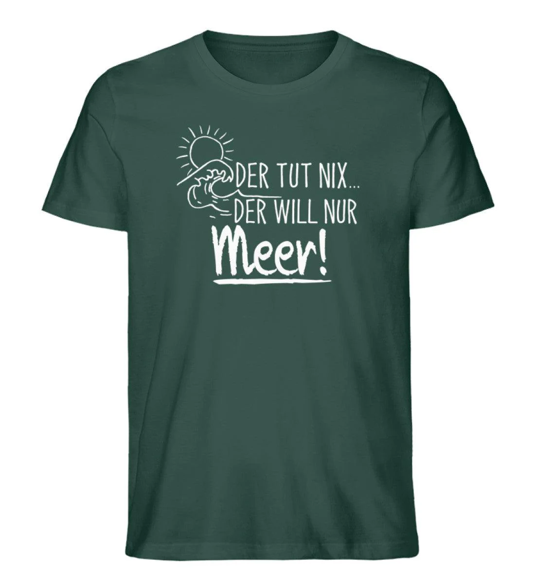 Der tut nix der will Meer · Herren Premium Bio T-Shirt - Image 6