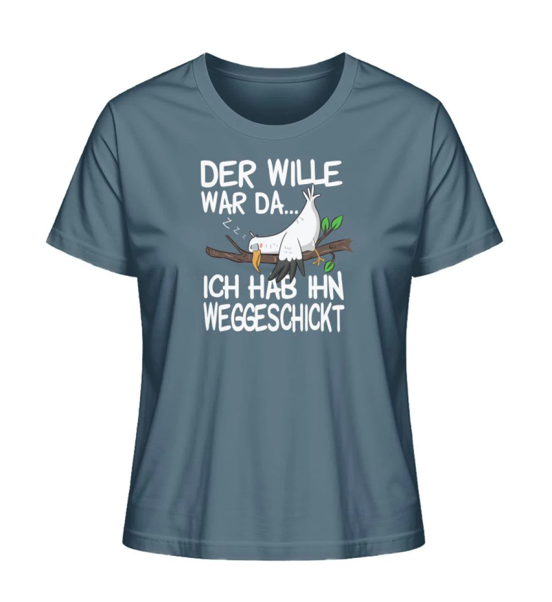 Der Wille war da weggeschickt · Damen Premium Bio T-Shirt 2.0 - Image 4