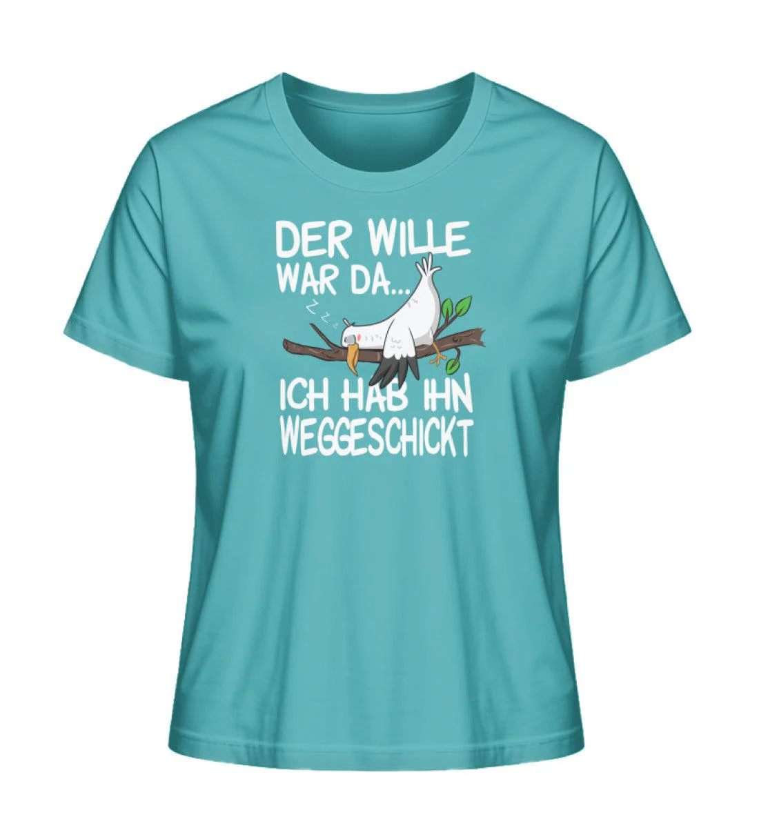 Der Wille war da weggeschickt · Damen Premium Bio T-Shirt 2.0 - Image 6