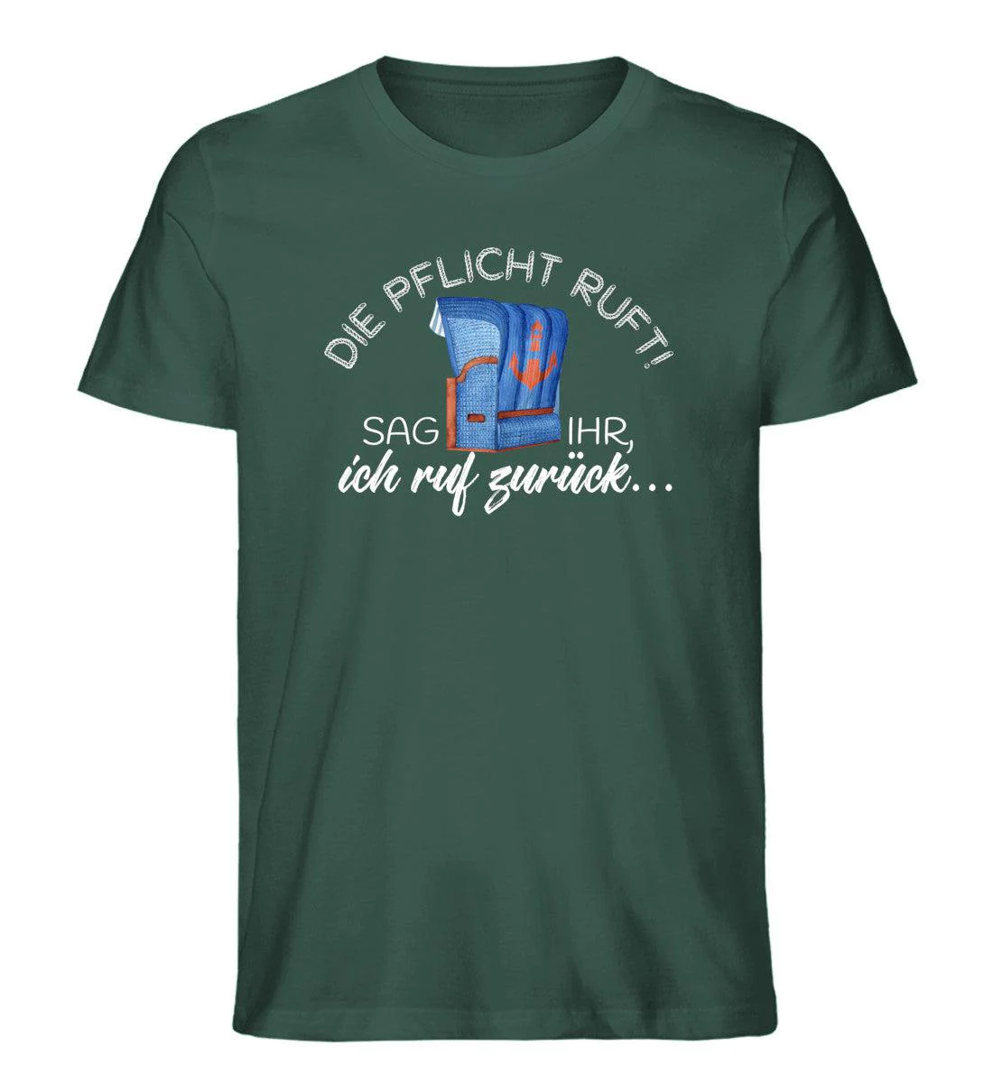 Die Pflicht ruft! · Herren Premium Bio T-Shirt - Image 5