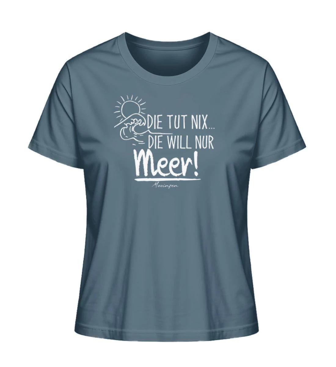 Die tut nix die will Meer · Damen Premium Bio T-Shirt 2.0 - Image 4