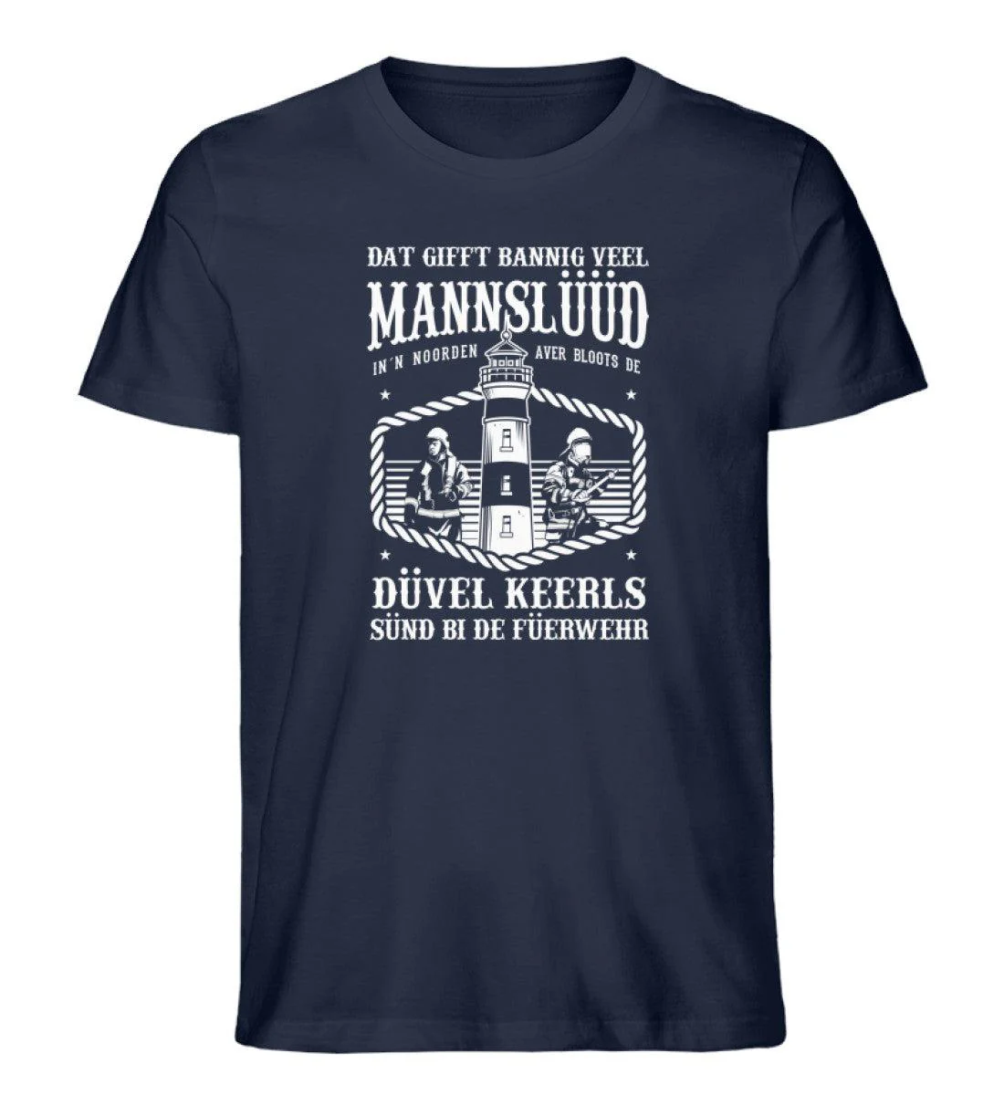 Düvel Keerls Füerwehr · Herren Premium Bio T-Shirt - Image 5
