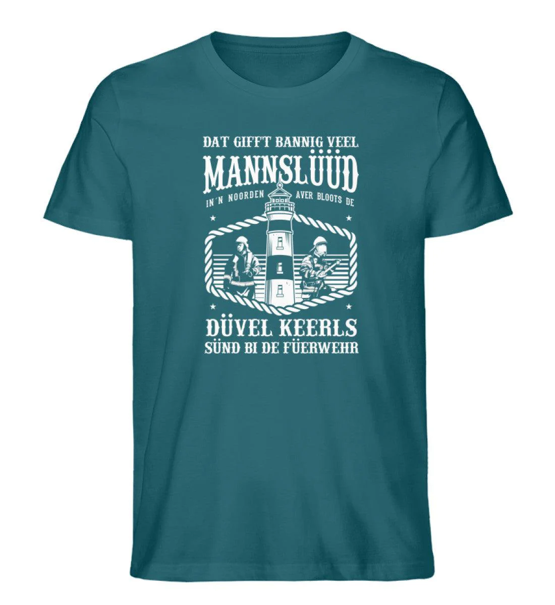 Düvel Keerls Füerwehr · Herren Premium Bio T-Shirt - Image 6