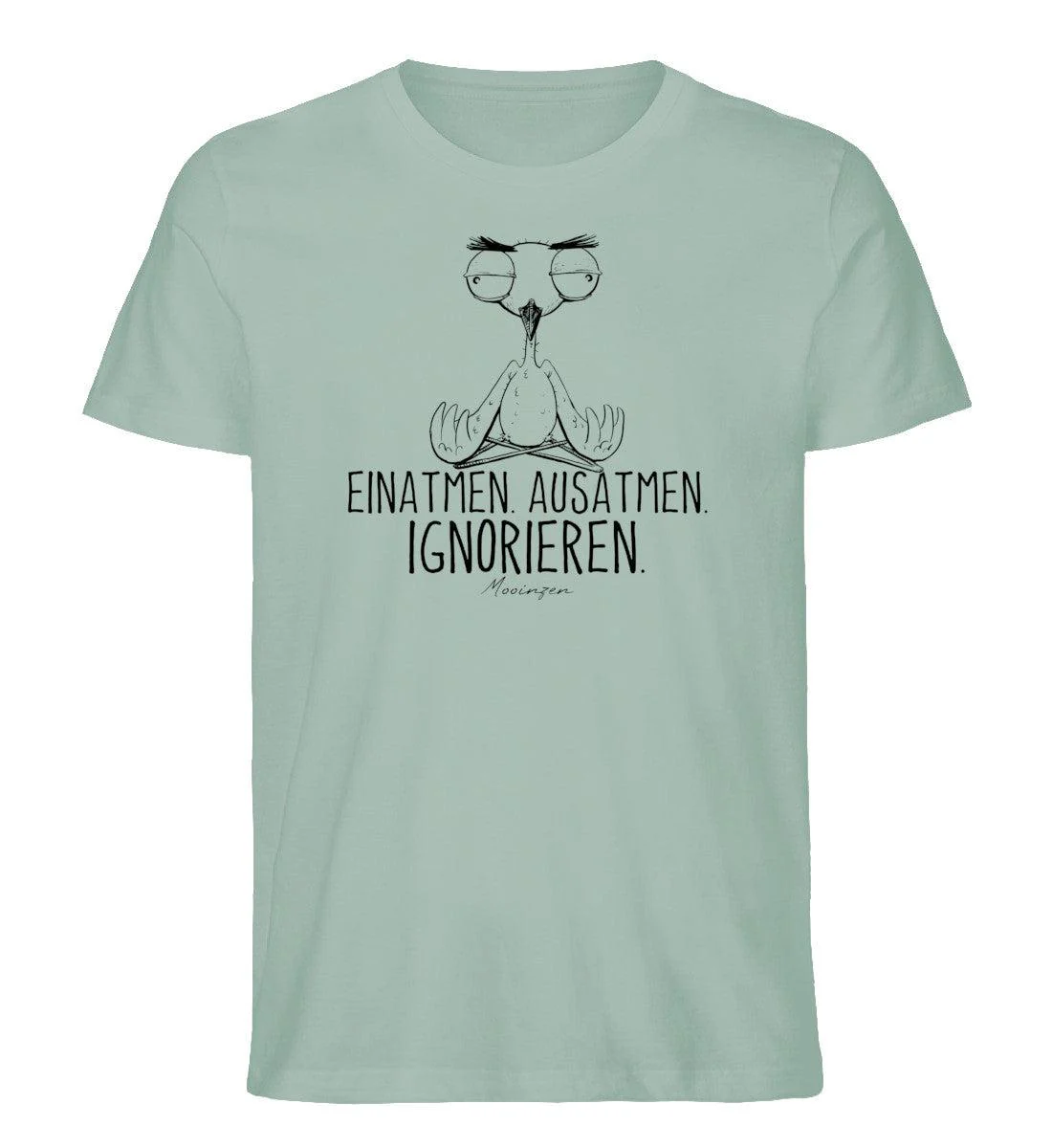Einatmen Ausatmen ignorieren  · Herren Premium Bio T-Shirt - Image 4