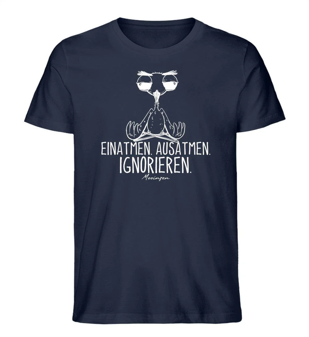 Einatmen Ausatmen ignorieren  · Herren Premium Bio T-Shirt - Image 2