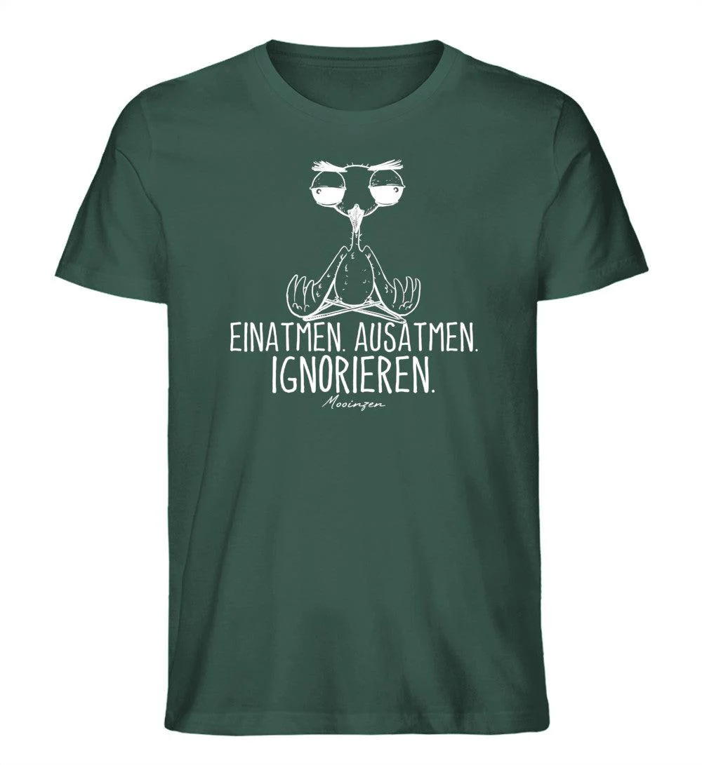 Einatmen Ausatmen ignorieren  · Herren Premium Bio T-Shirt - Image 5