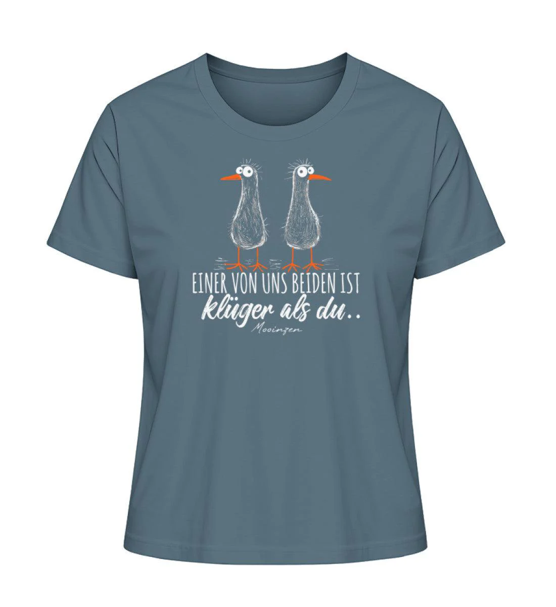 Einer von uns beiden ist klüger als Du! · Damen Premium Bio T-Shirt 2.0 - Image 4