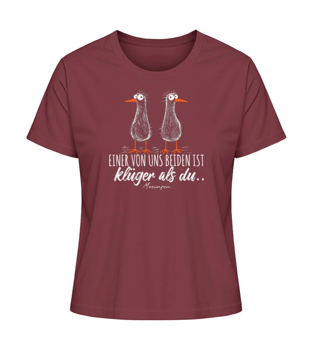 Einer von uns beiden ist klüger als Du! · Damen Premium Bio T-Shirt 2.0 - Image 5