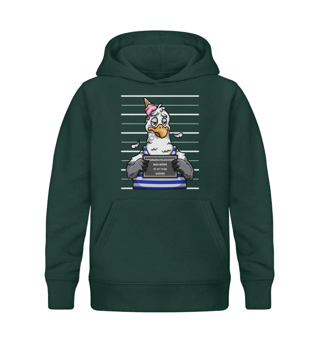 Eisdieb · Kinder Premium Bio Hoodie - Image 3