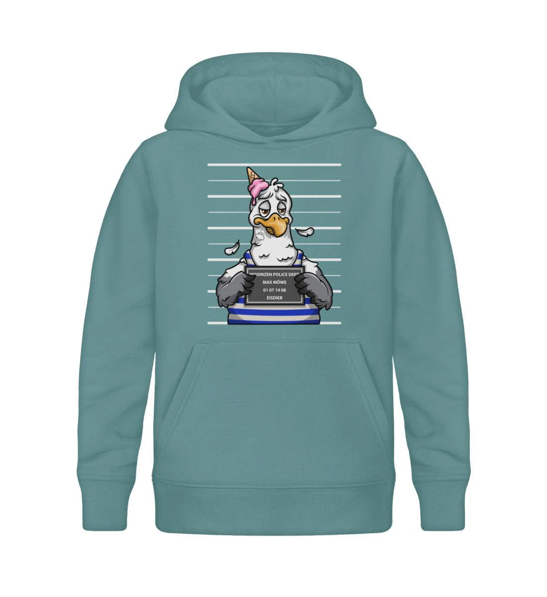 Eisdieb · Kinder Premium Bio Hoodie - Image 6