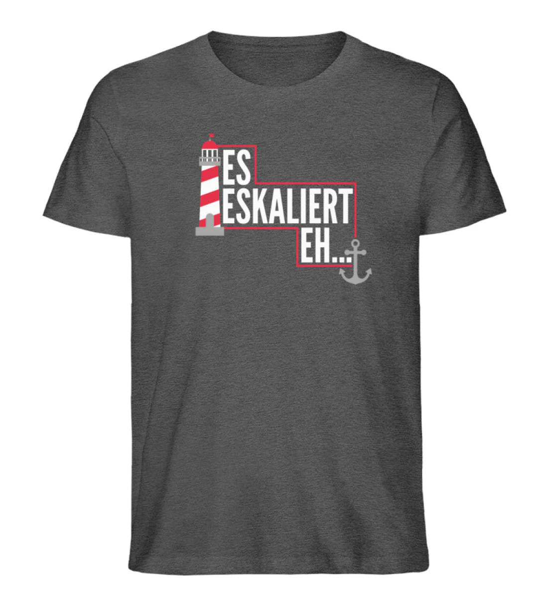 Es eskaliert eh · Herren Premium Bio T-Shirt - Image 2