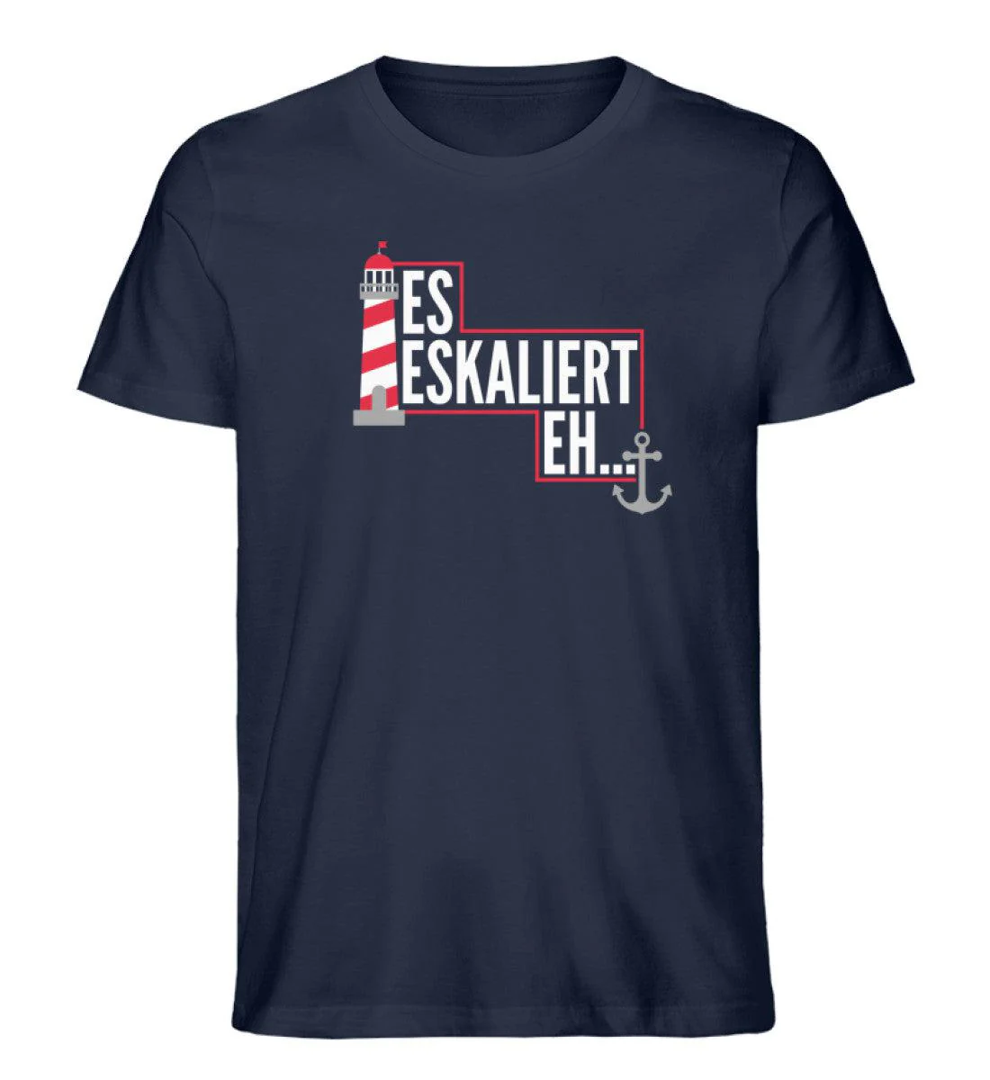 Es eskaliert eh · Herren Premium Bio T-Shirt - Image 3