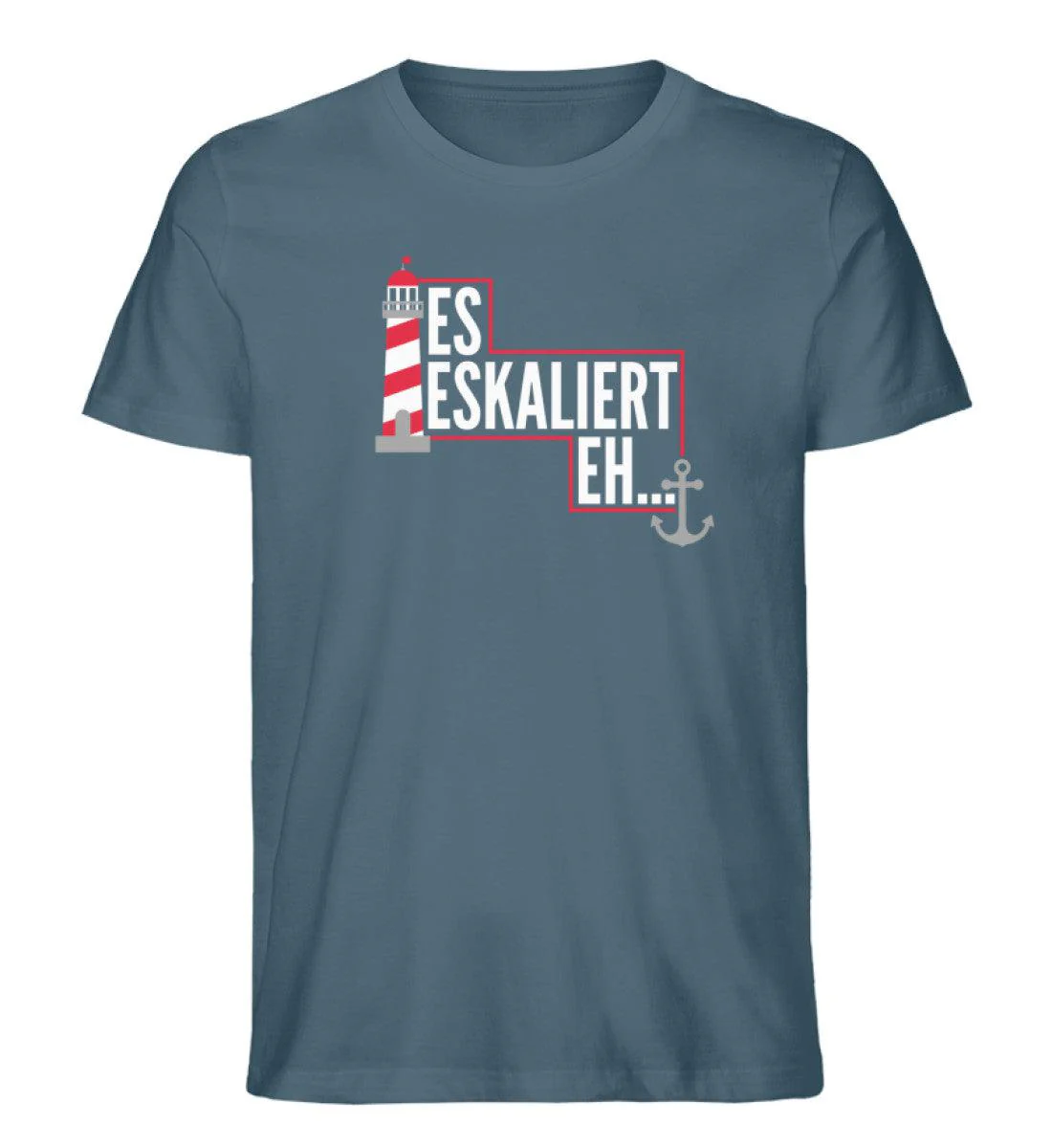 Es eskaliert eh · Herren Premium Bio T-Shirt - Image 4