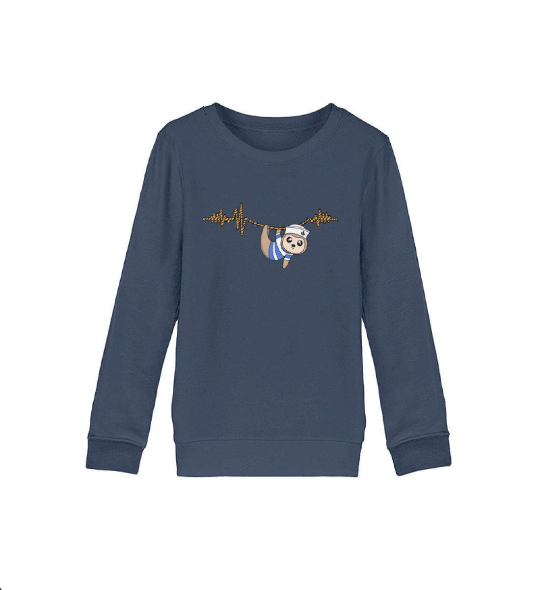 Faultier heartbeat · Kinder Premium Bio Sweatshirt - Image 2